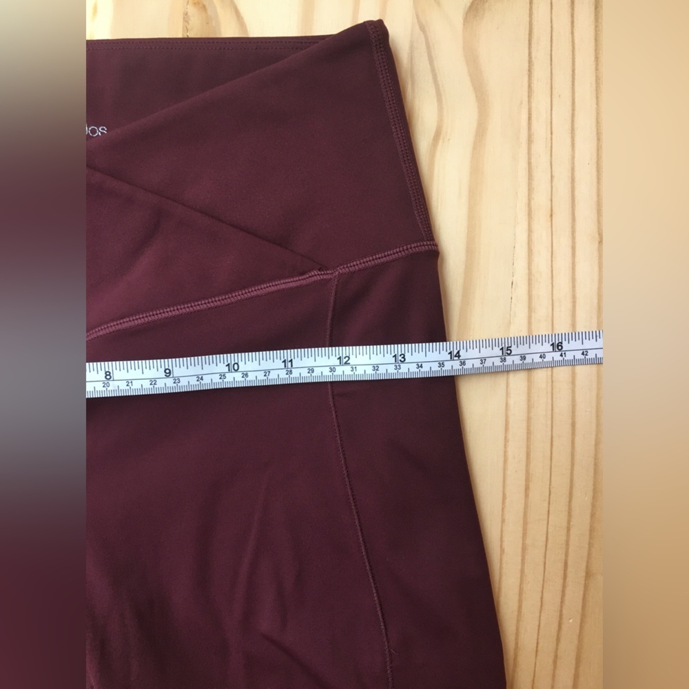 ododos Women’s High-Rise Performance Shorts Deep Plum yoga dance cheerleader - Picture 6 of 9